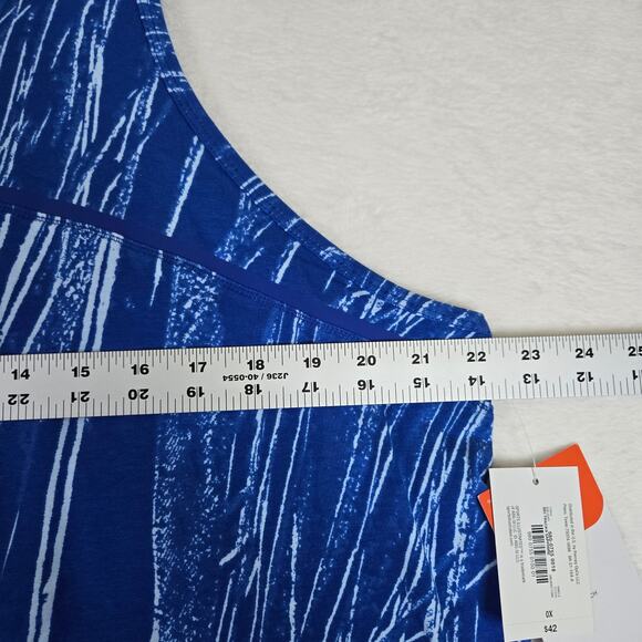 NWT Sports Illustrated Tank Top Womens Active Wear Blue Tank Top 0627 - Picture 5 of 6